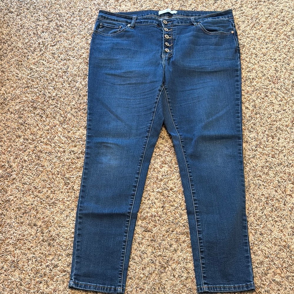 KanCan Skinny button-fly Jeans